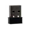 Vezeték nélküli függőleges egér - Ergonómikus design - Optikai szenzor - 6 gomb - USB vevőegység - Fekete