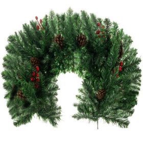 Karácsonyfa díszfüzér 1m Ruhhy 22327