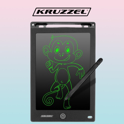 Rajztábla 8.5 fekete KRUZZEL 22454 digitális rajzolás, grafikai tablet, kreatív eszköz, művészeti kellék