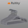 Ruhaakasztó 20 darab - szürke Ruhhy 22535