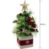 Karácsonyfa - 45cm Ruhhy 22591, mini műfenyő, karácsonyi dekoráció, asztaldísz, kis méretű fenyőfa