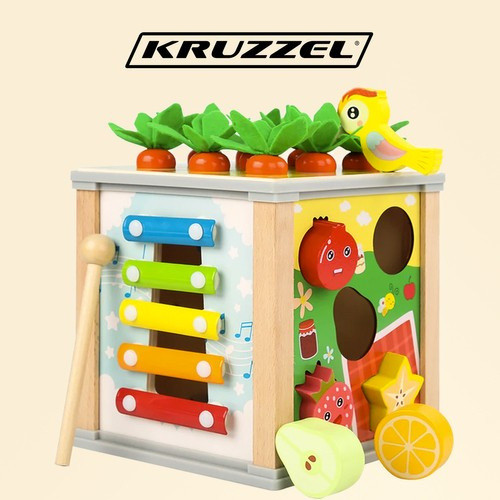 Fa oktató kocka - szortírozó Kruzzel 22566