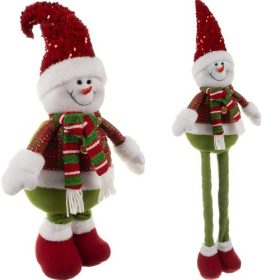 Karácsonyi hóember - teleszkópos 95cm Ruhhy 22331