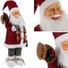 Mikulás - Karácsonyi díszfigura 60cm Ruhhy 22354