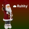 Mikulás - Karácsonyi díszfigura 60cm Ruhhy 22354