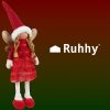 Piros Karácsonyi tündér figura Ruhhy 22346
