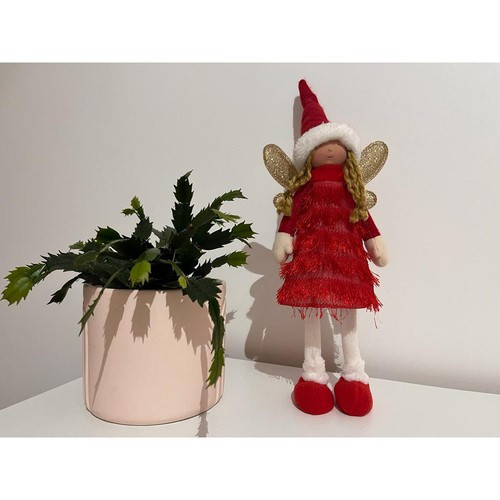 Piros Karácsonyi tündér figura Ruhhy 22346