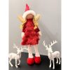 Piros Karácsonyi tündér figura Ruhhy 22346