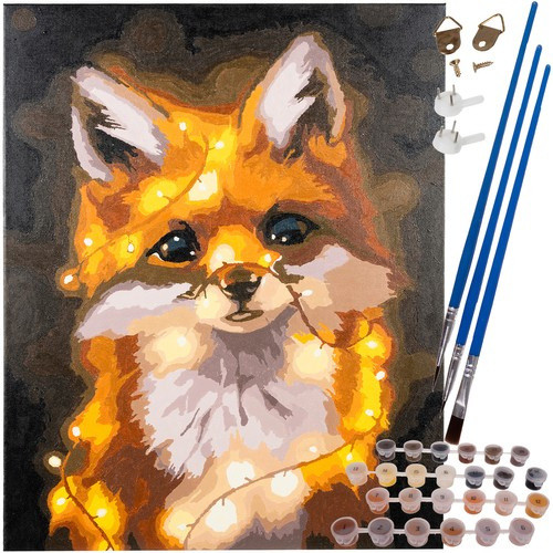 Számfestés 40x50cm - Róka 22782