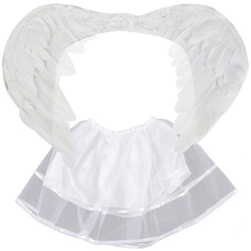 Angyalos jelmez - gyerekeknek és felnőtteknek, karácsonyi és születésnapi bulikhoz, színpadi előadásokhoz, cosplay-hez.