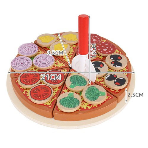 Fa pizza készlet - 22471