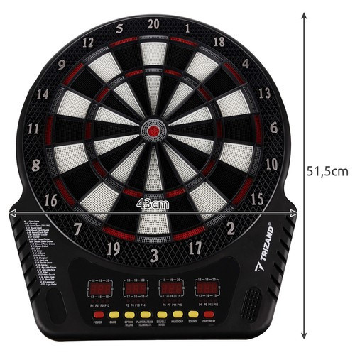 Elektronikus darts tábla + nyilak - Trizand 22814