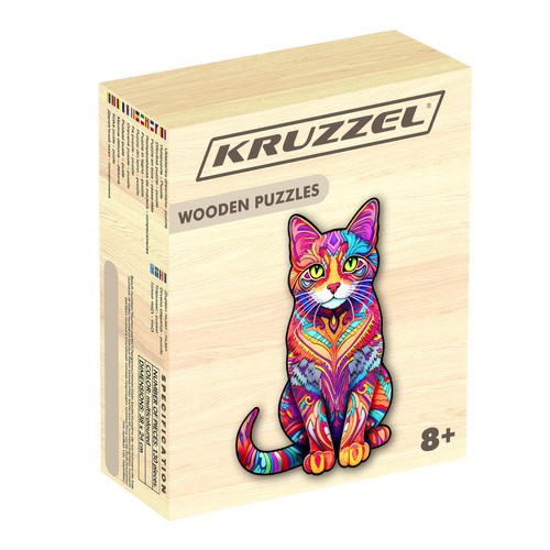 Fa kirakó - Kruzzel 22878 kirakó, puzzle, fa játék, logikai játék, 1000 darabos kirakó, gyerek játék, kreatív játék