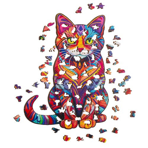 Fa kirakó - Kruzzel 22878 kirakó, puzzle, fa játék, logikai játék, 1000 darabos kirakó, gyerek játék, kreatív játék