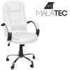 Iroda szék, öko-bőr - fehér, Malatec 23240